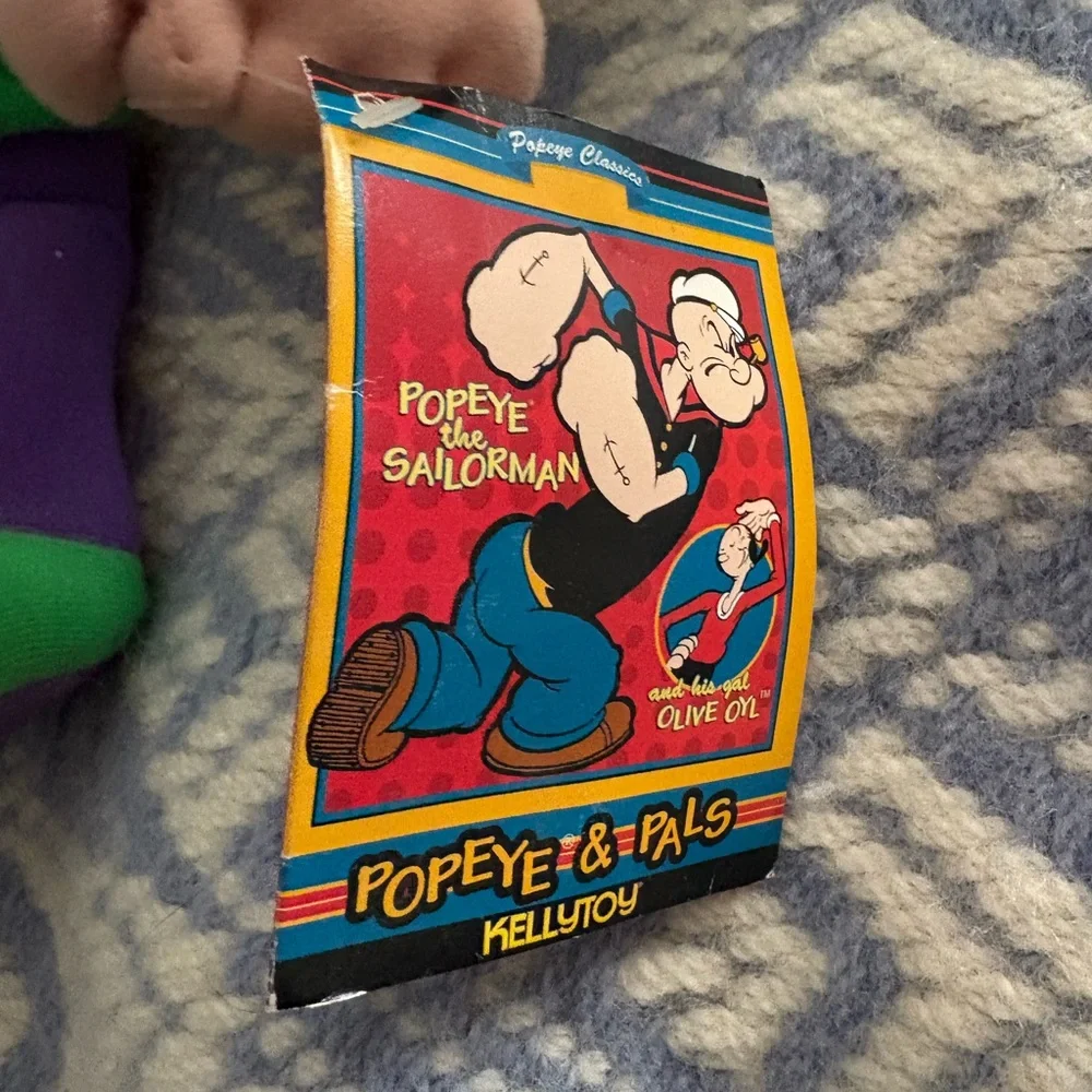 Popeye Plush Doll Jester 90s Mardi Gras Vintage